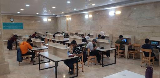 عکس سالن مطالعه پسرانه تامص