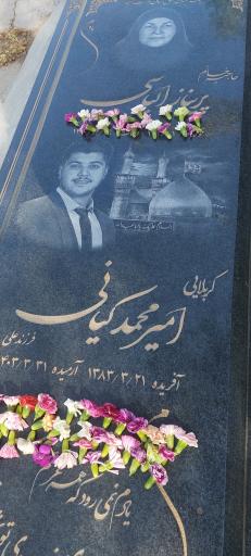 عکس آرامگاه کربلایی امیرمحمد کیانی