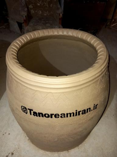 عکس تولید تنور گلی امیران