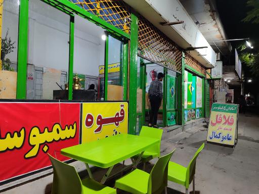 عکس فلافل و پیتزای عامو کمال