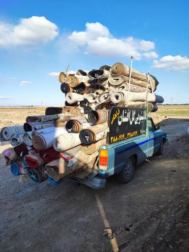 عکس قالیشویی گل افشان(فراهانی)