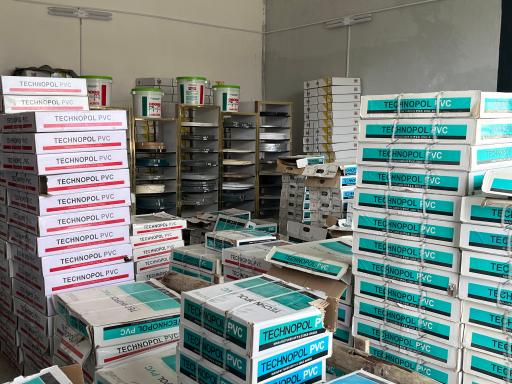 عکس بازرگانی عابدینی فروشگاه نوار پی وی سی چسب و قرنیز