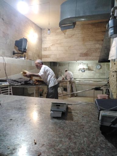 عکس نان سنگک سالاری