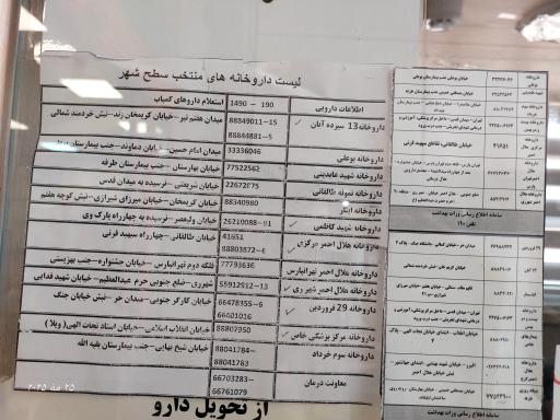 داروخانه هلال احمر شماره 2