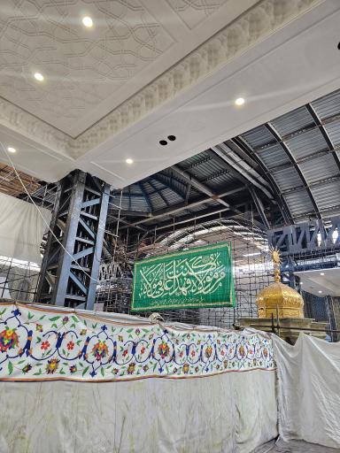 عکس صحن بقیة الله الاعظم عجل الله تعالی فرجه الشریف