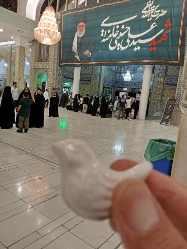 عکس صحن بقیة الله الاعظم عجل الله تعالی فرجه الشریف