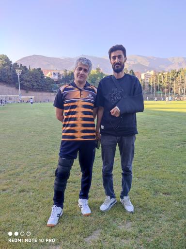 عکس زمین چمن طبیعی دانشگاه شهید بهشتی