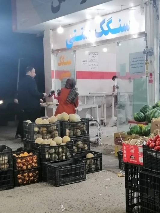 عکس نانوایی سنگک