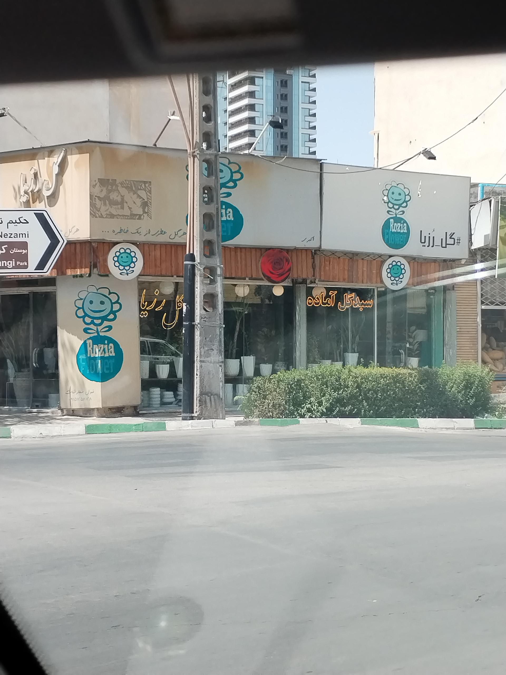 عکس گل فروشی رزیا