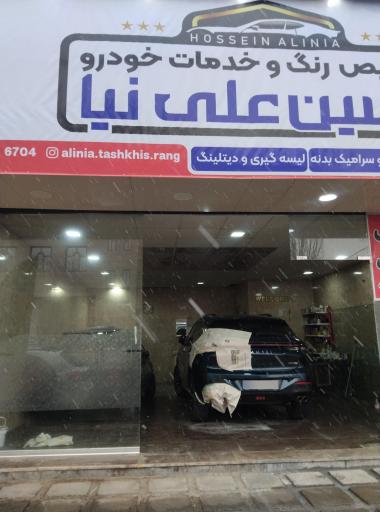 عکس نقاشی و تشخیص رنگ خودرو علی نیا