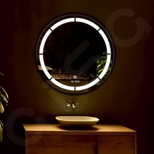 عکس پخش آینه هوشمند و روشویی سرامیک و pvc