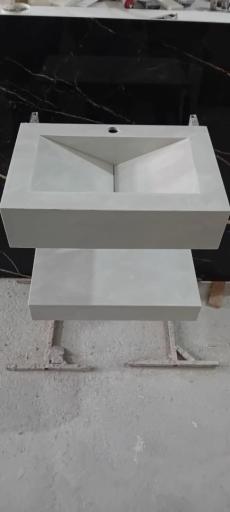 عکس پخش آینه هوشمند و روشویی سرامیک و pvc