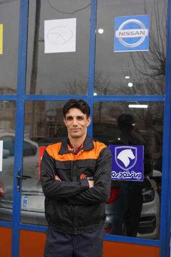 عکس تعمیرگاه اتومبیل رضا