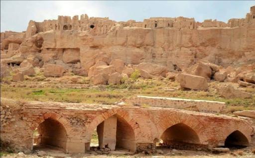 عکس پل تاریخی کاروانسرای ایزدخواست 