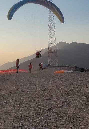 عکس سایت پاراگلایدر امامزاده هاشم