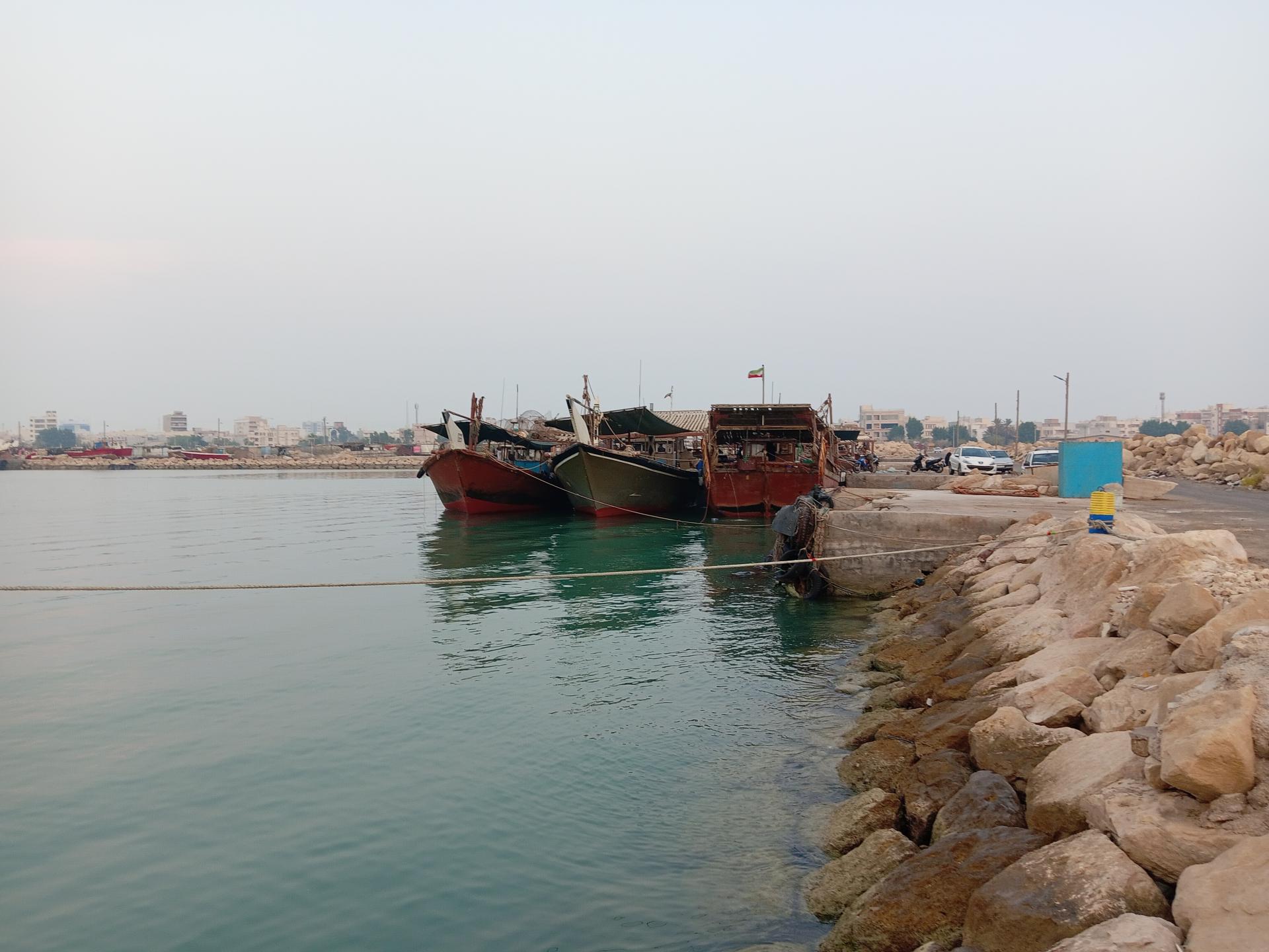 عکس اسکله جفره