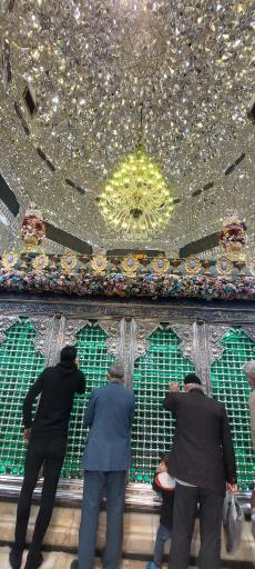 عکس ایوان آئینه حرم مطهر