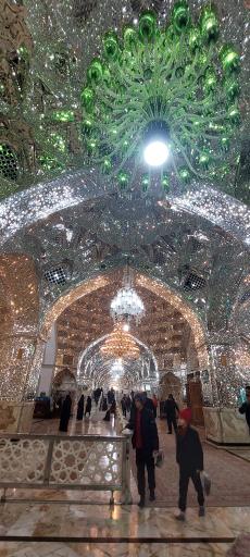 عکس ایوان آئینه حرم مطهر