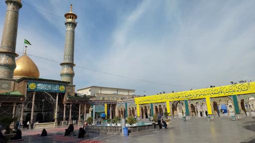 عکس ایوان آئینه حرم مطهر