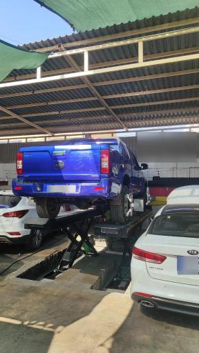 عکس تعمیرات جلوبندی تنظیم فرمان لیزری