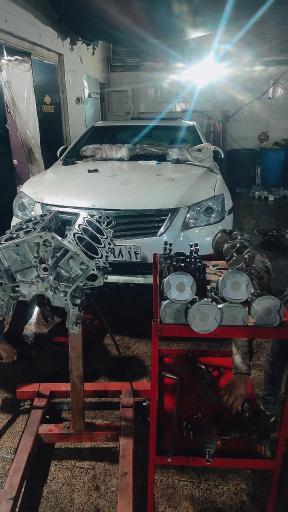 عکس تعمیرات جلوبندی تنظیم فرمان لیزری