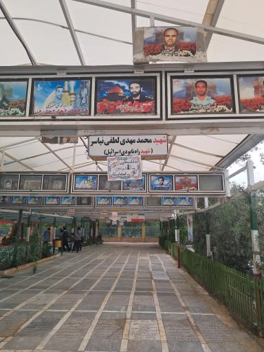 عکس مزار شهید مدافع حرم محمد مهدی لطفی