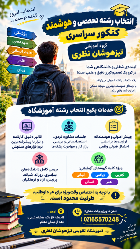 عکس آموزشگاه تقویتی تیزهوشان نظری