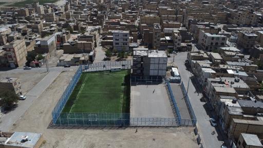 عکس زمین چمن مصنوعی فوتبال