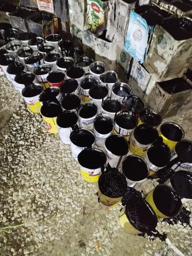 عکس شهر قیر و ایزوگام سعیدآباد