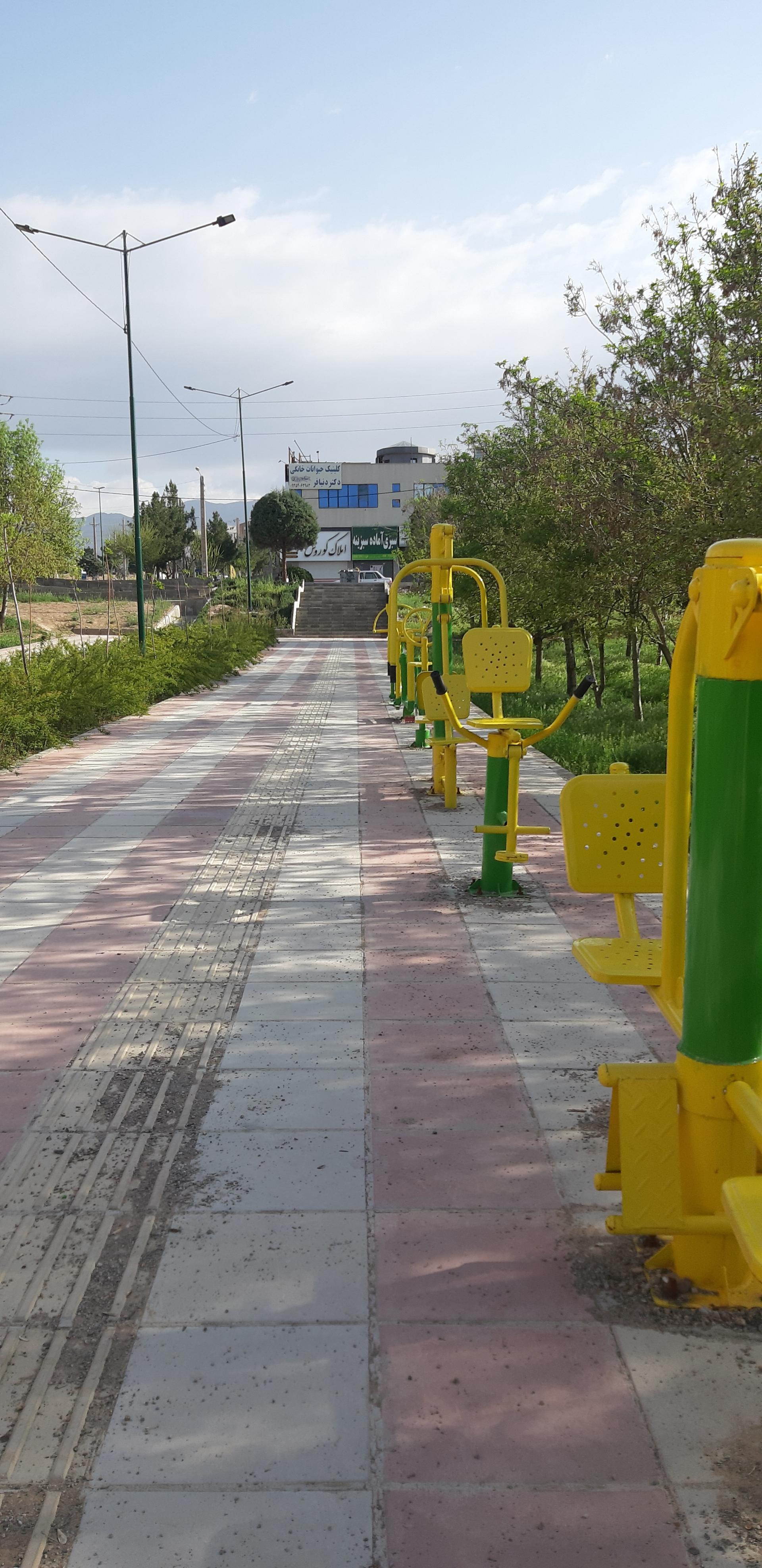 عکس محدوده ورزش و سلامتی و پیاده روی