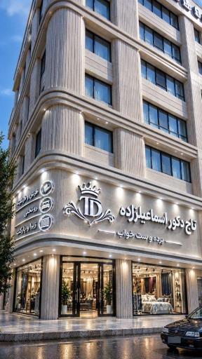 عکس ست خواب و پرده تاج دکور اسماعیل زاده