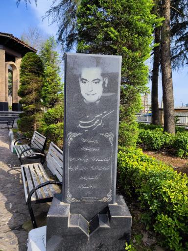 عکس آرامگاه دکتر محمد معین