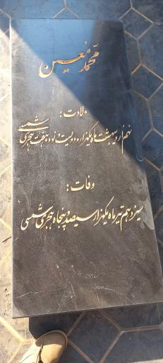 عکس آرامگاه دکتر محمد معین