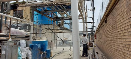 عکس نقاشی صنعتی ساختمانی و سندبلاست خاوران