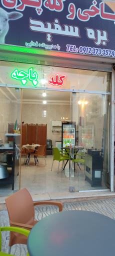 عکس طباخی و کله پزی بره سفید