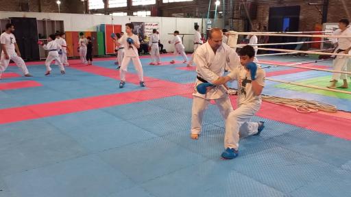 عکس آموزش کاراته فخر