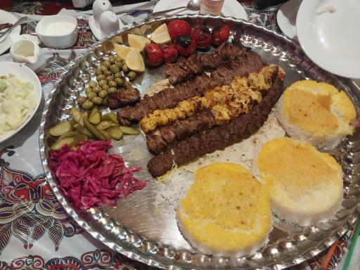 عکس کباب آذربایجان ساطوری