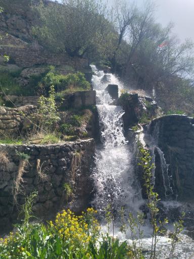 عکس پارک و آبشار تقرچه