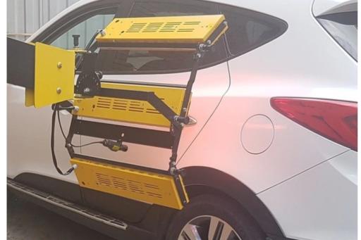 عکس کارشناسی شاسی و بدنه خودرو منصوری