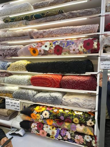 عکس پارچه فول کریستال