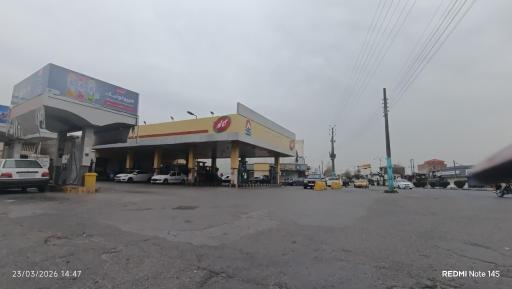 عکس پمپ بنزین و CNG ایمانی