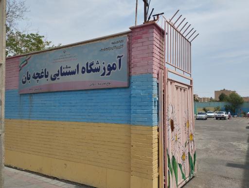 عکس مدرسه استثنائی باغچه بان