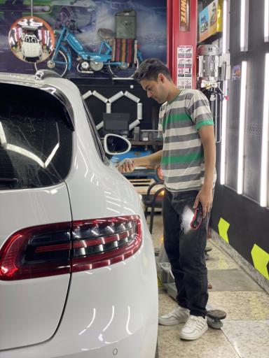 عکس تشخیص رنگ خودرو نوروزی کرمان 