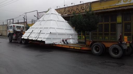 عکس شرکت حمل و نقل سنگین بار مشهد تریلر 