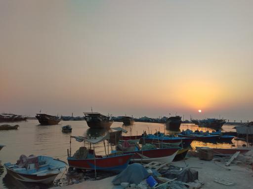 عکس اسکله صیادی عسلویه