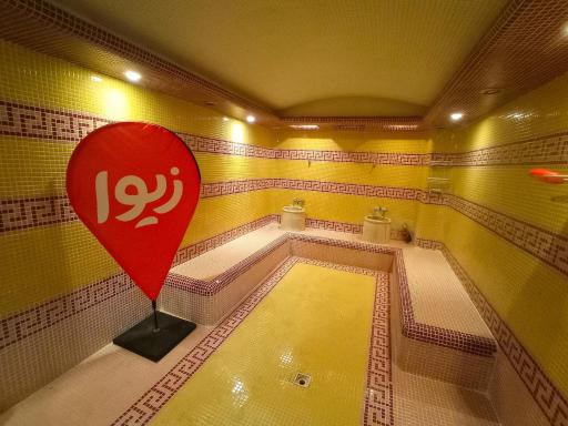 عکس استخر قصر آبی قم