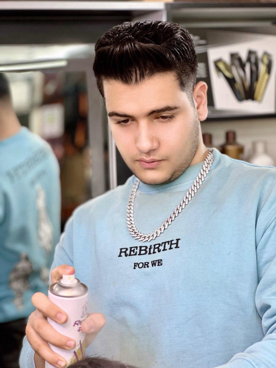 عکس پیرایش محمد مکث