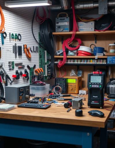 عکس تعمیر بُرد الکترونیک شعبانی 