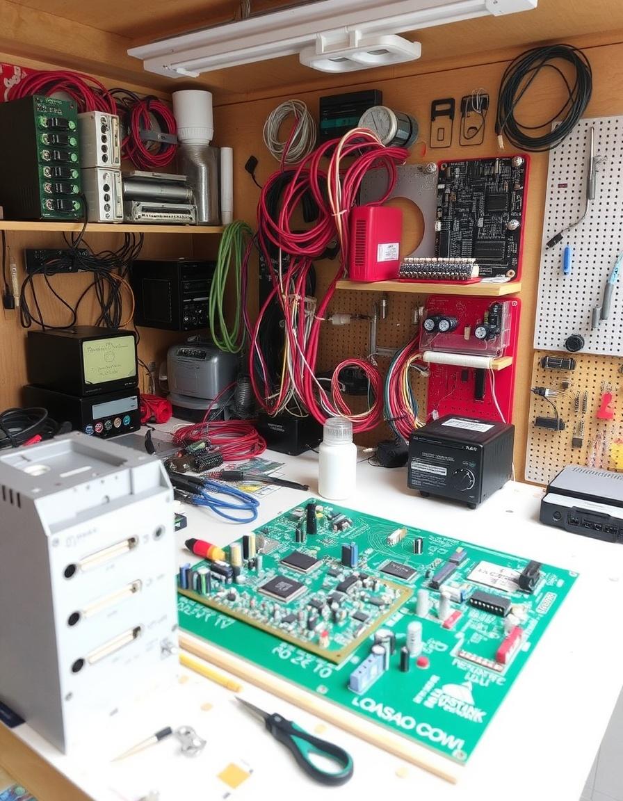 عکس تعمیر بُرد الکترونیک شعبانی 