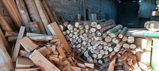 عکس کارگاه چوب بری بیدکی بجنورد